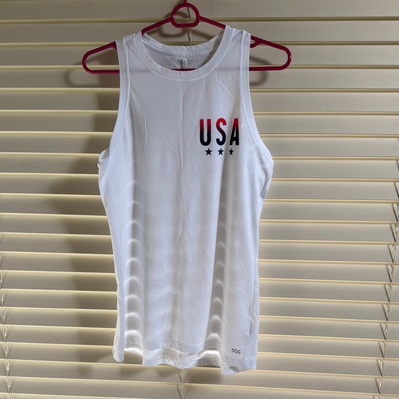 DSG White USA Tank Top - Picture 1 of 1